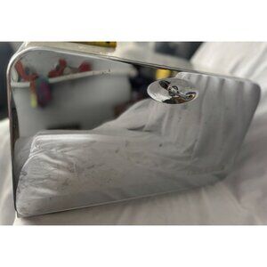 MCM Bread Box Metal Kitchen Storage Container w shelf Vintage 1960's